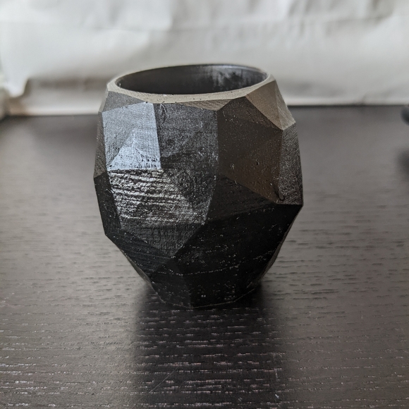 Make up brush holder, pencil holder skull, geometric skull, home decor skull - Picture 4 of 5